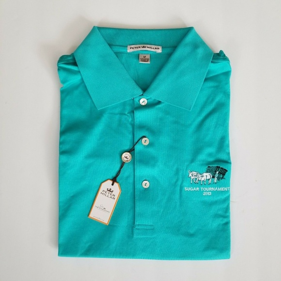 Peter Millar Other - Peter Millar Blue Polo Golf Shirt Men's Size M